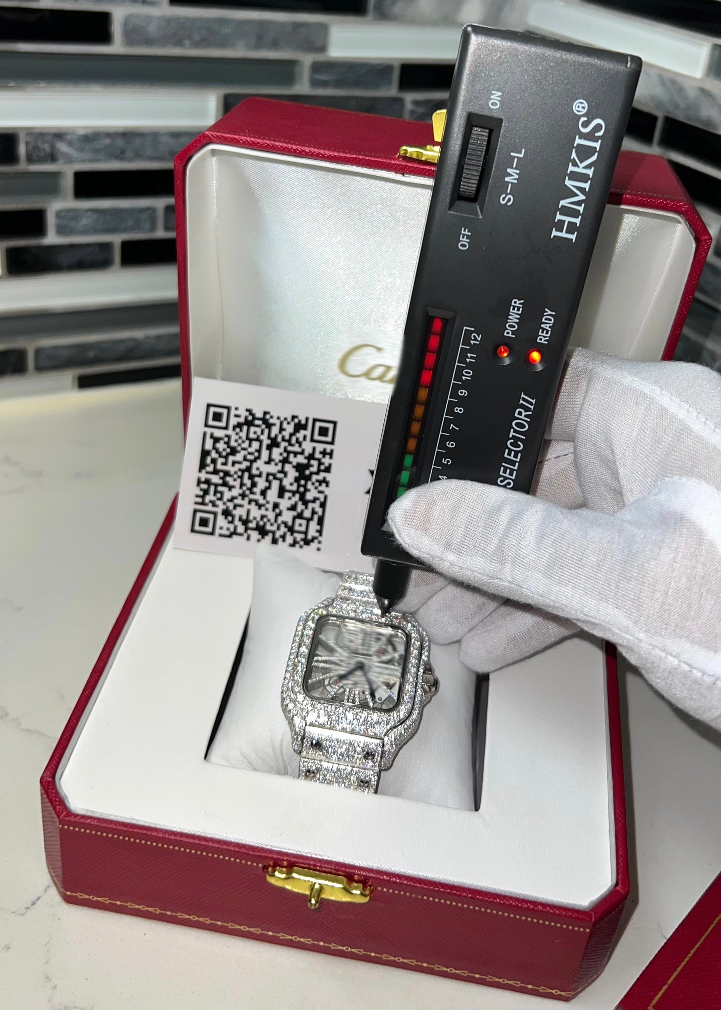 41MM Skeleton Fully Ice Out VVS Moissanites💎